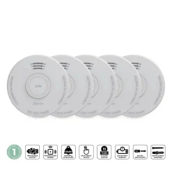 Alecto SD110 Rauchmelder - Set von 5