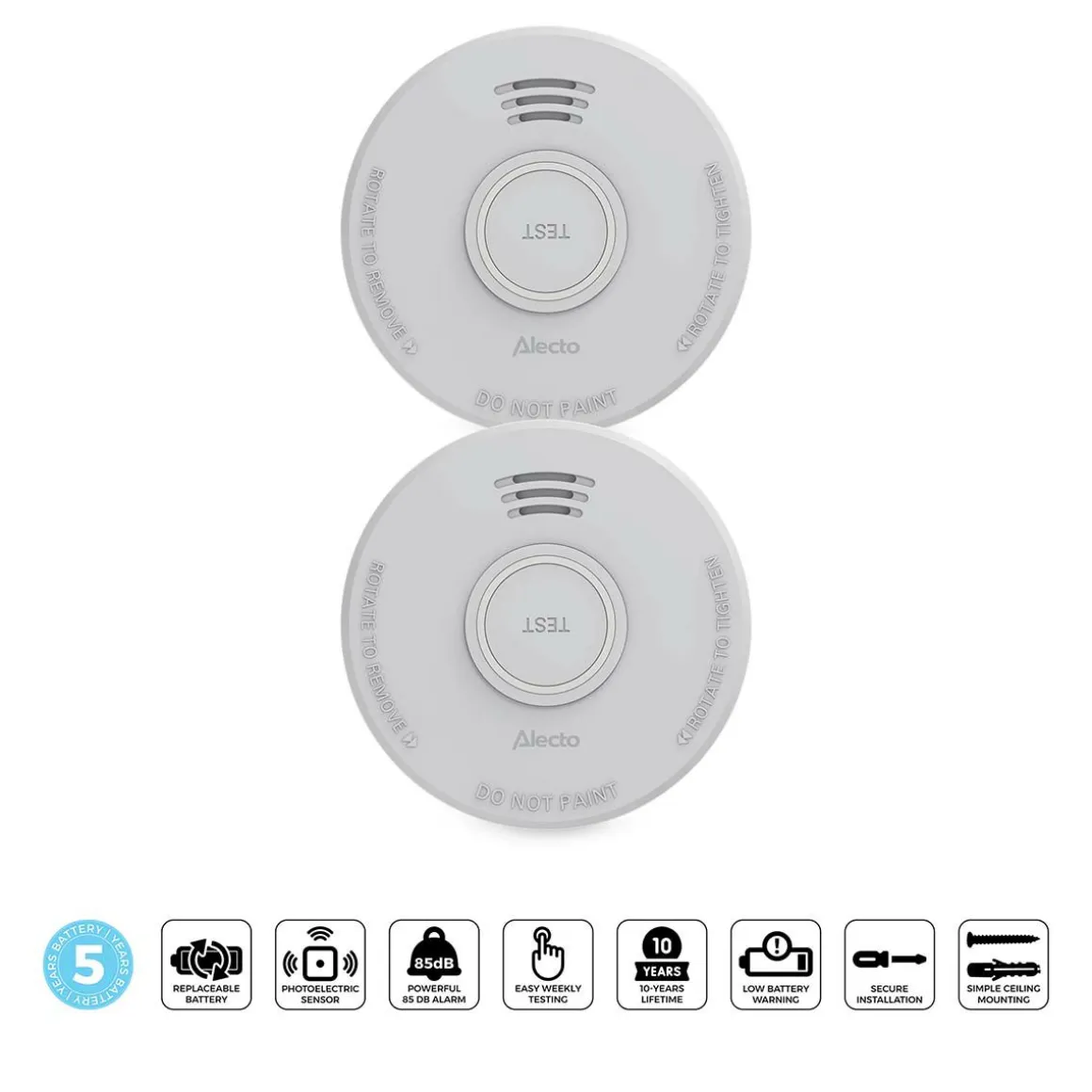 Alecto SD530 Rauchmelder - Set von 2
