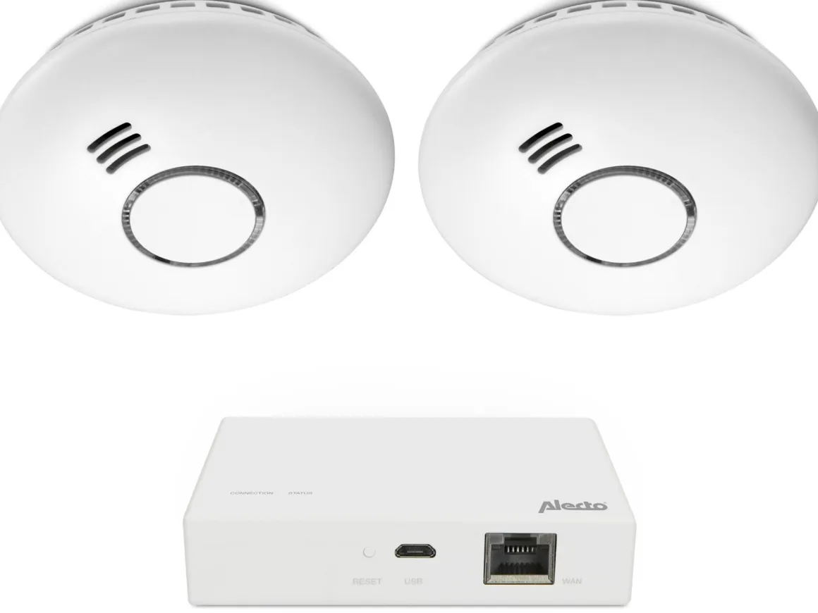 Alecto SMART-SMOKE10 Set mit 2 Rauchmeldern