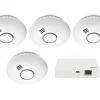 Alecto SMART-SMOKE10 Set von 4 Rauchmelders