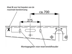 AL-KO Type NL Ersatzradhalter