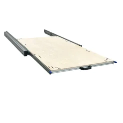 Aluminium-Heckauszug 120 x 60 cm mit 9 mm Multiplex Platte