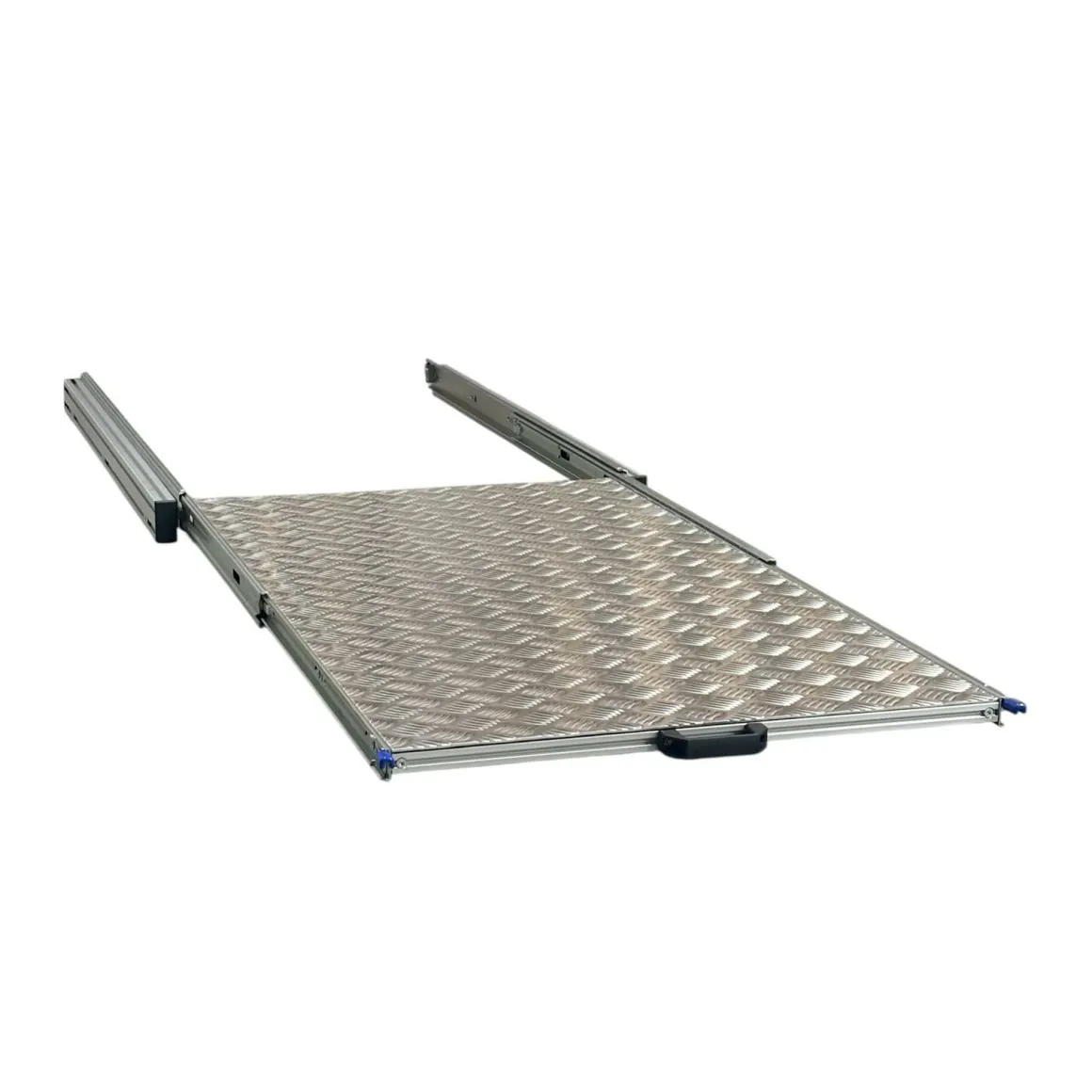 Aluminium-Heckauszug 120x60 mit Aluminium-Riffelblech