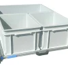 Aluminium Schiebeframe 80x60 cm mit 3 offenen Boxen