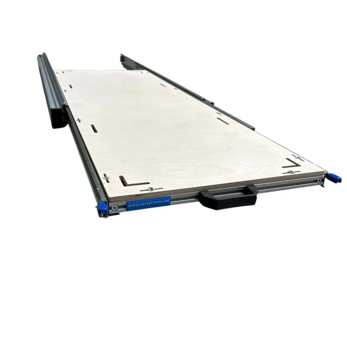Aluminium Schiebegestell Camper 120x40 cm mit 9 mm Multiplex