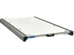 Aluminium 120x60cm Heckauszug mit 9mm Global-Volkern-Deckplatte
