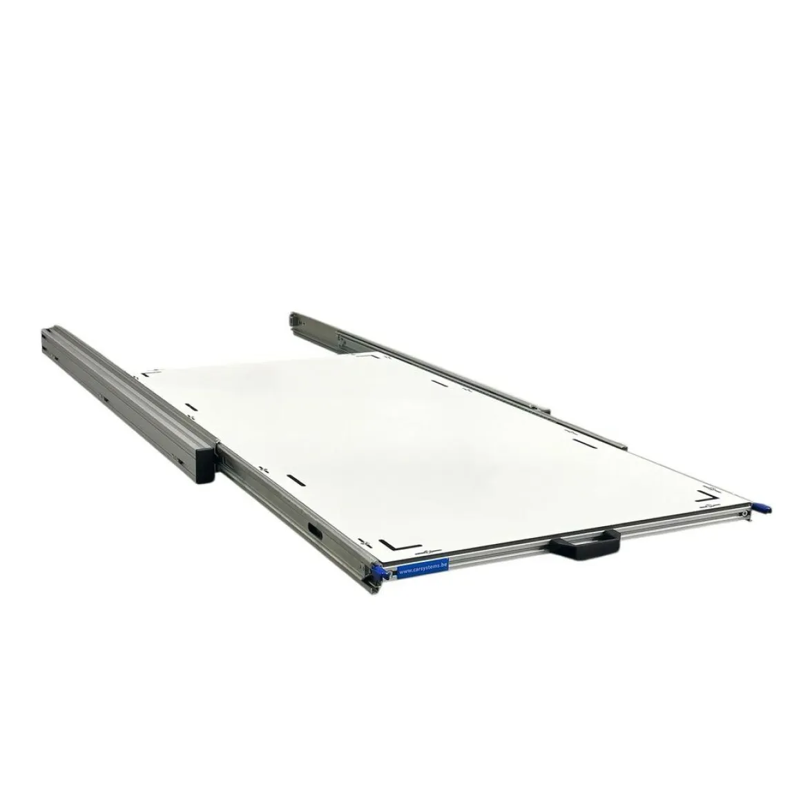Aluminium 120x60cm Heckauszug mit 9mm Global-Volkern-Deckplatte