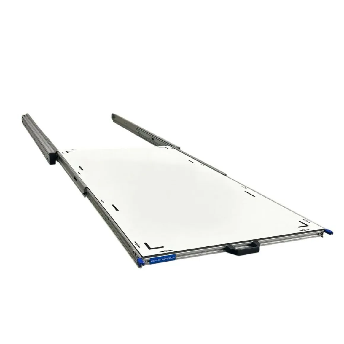 Aluminium 120x60cm Heckauszug mit 9mm Global-Volkern-Deckplatte