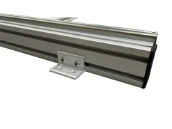 Aluminium 90x40 cm Schiebegestell mit 3 offenen Körben