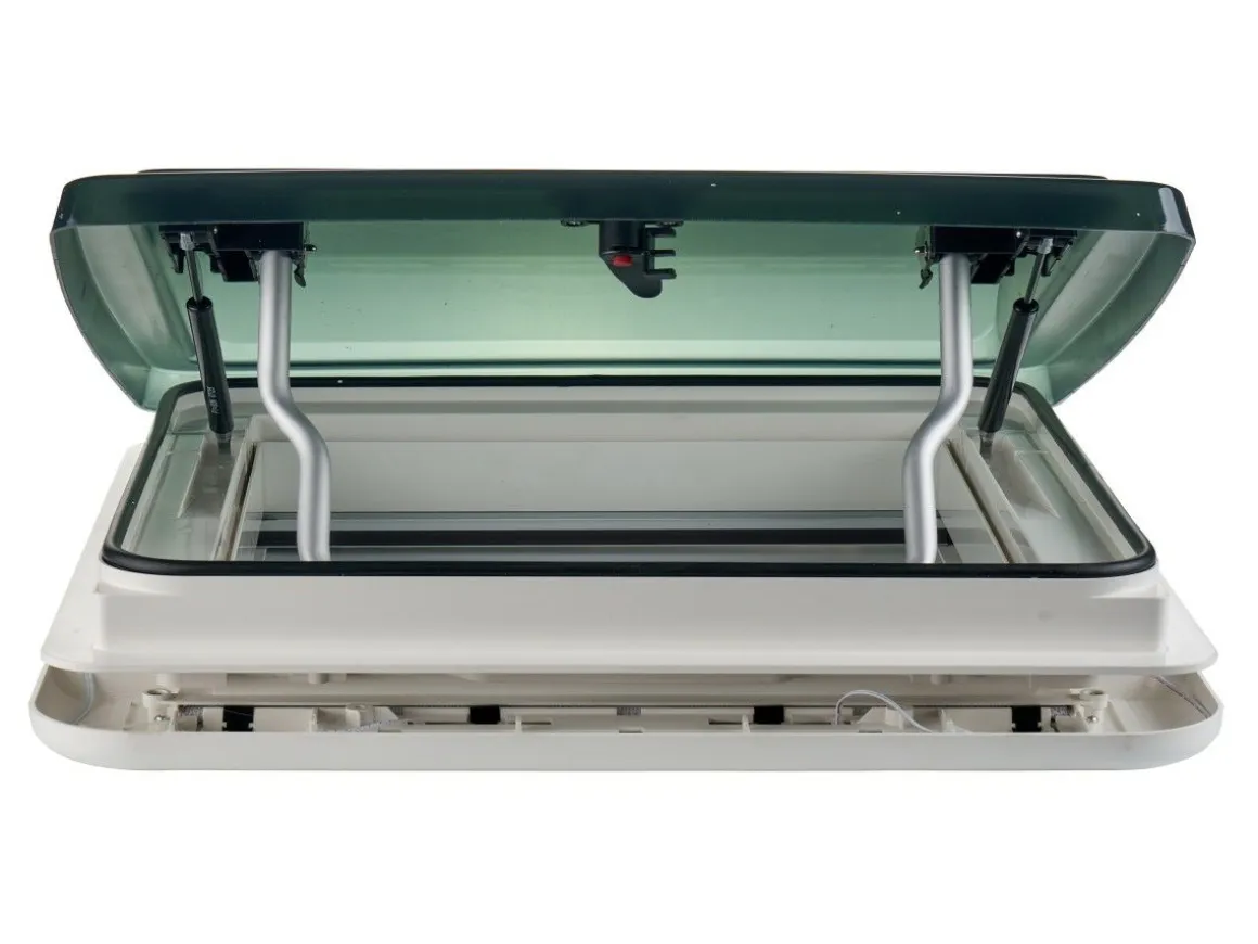 AOYI Skylight LED 40 x 40 cm Dachluke - Smoke/White