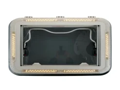 AOYI Skylight LED 70x50 cm dachluke mit dauerbelüftung - Smoke