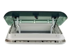 AOYI Skylight LED 40x40 cm dachluke mit dauerbelüftung - Smoke
