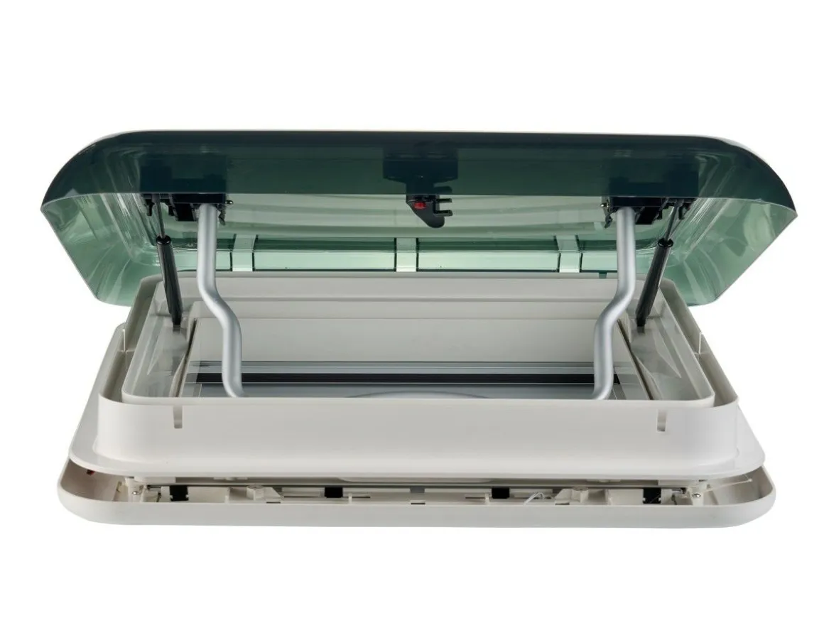 AOYI Skylight LED 40x40 cm dachluke mit dauerbelüftung - Smoke