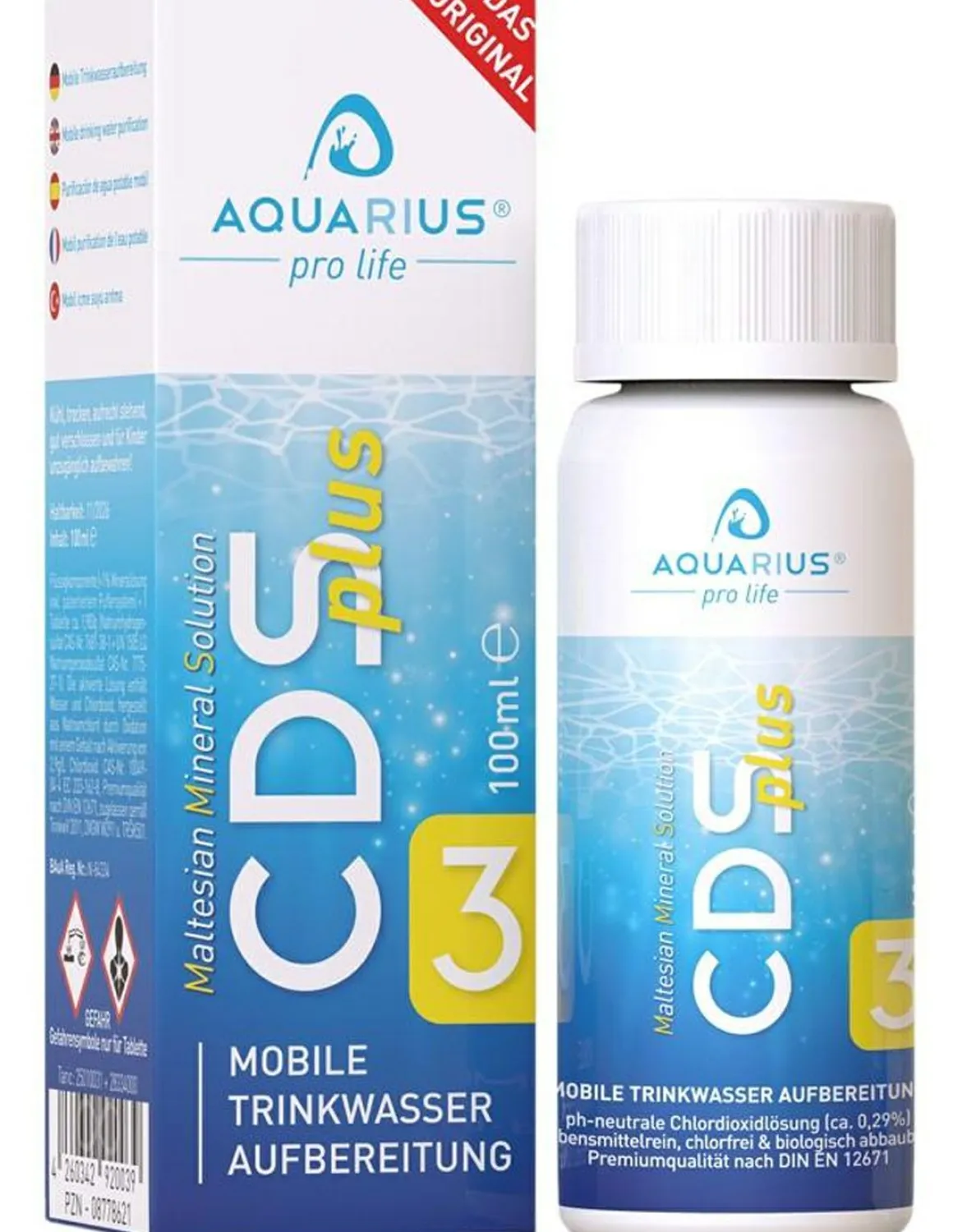 AQUARIUS pro life CDSplus 100 ml Chlordioxid-Lösung