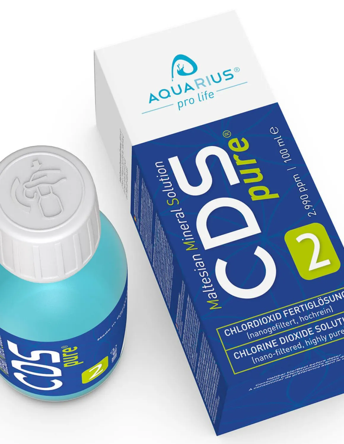 AQUARIUS pro life - CDSpure | 100 ml Chlordioxid-Lösung