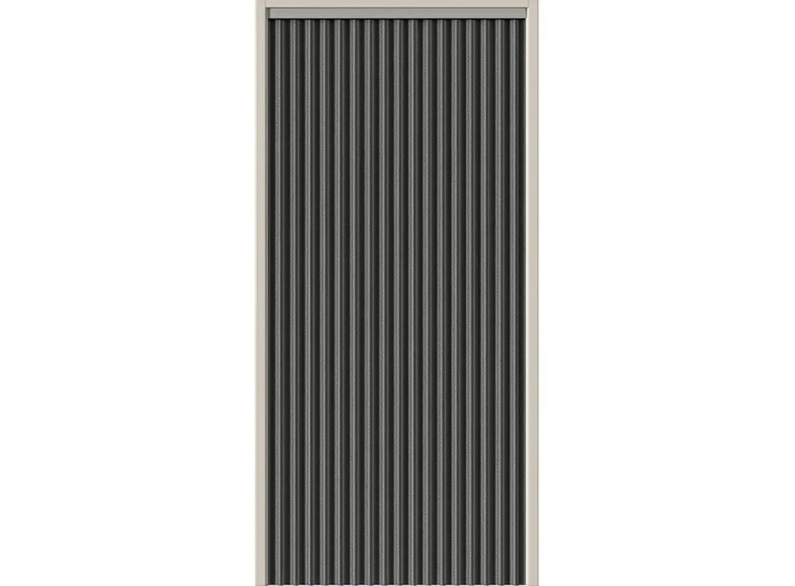 Arisol Kordelvorhang 190 x 60 - Anthracite/Grey