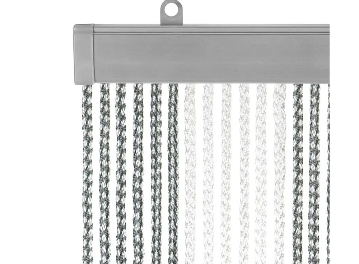 Arisol Kordelvorhang 190 x 60 cm - White/Grey