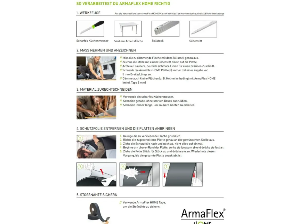 ArmaFlex HOME 10m² Selbstklebend Insulation - 10 mm