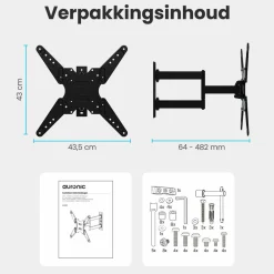 Auronic Dreh- und Neigbare TV Halterung - 26-55 Zoll