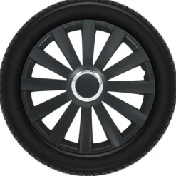Autostyle Spyder 13 Zoll Set von 4 Radkappen - Black