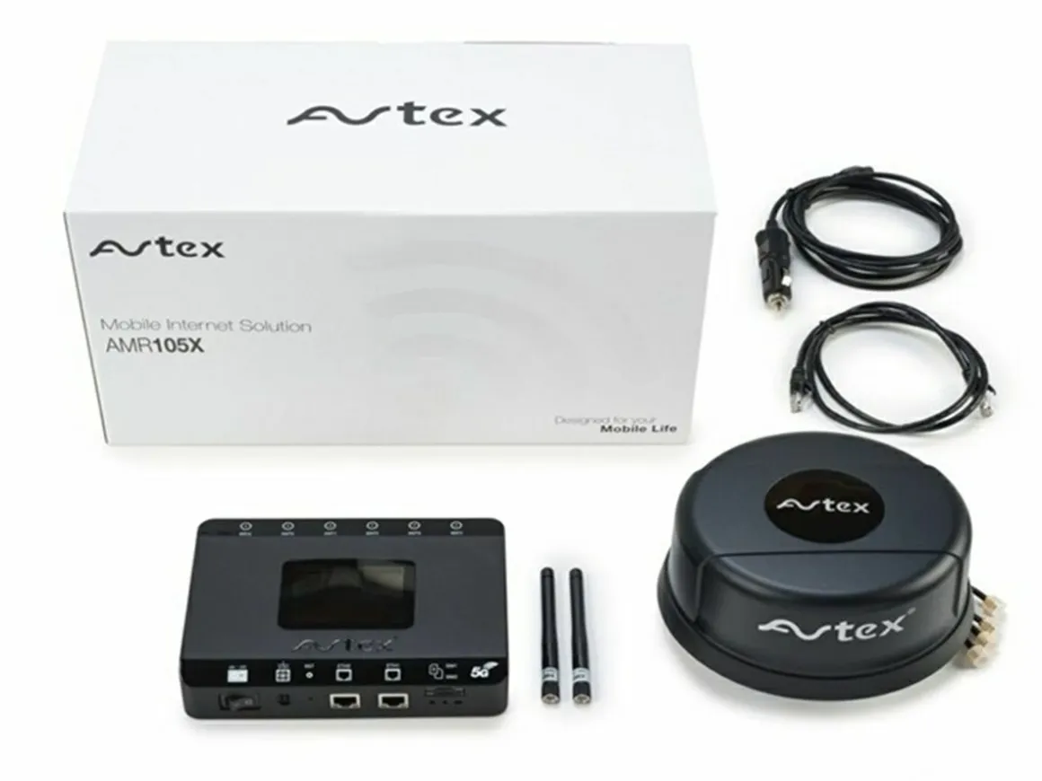 Avtex AMR-105X 5G dual sim router mit 5G antenne - Grey