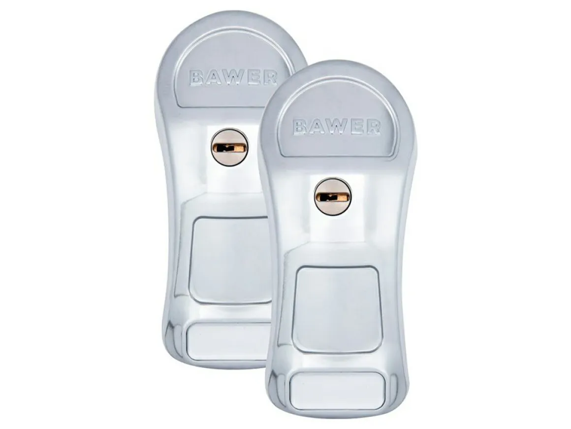 BAWER Armo 2-pack Lieferwagen-Schloss - Chrome