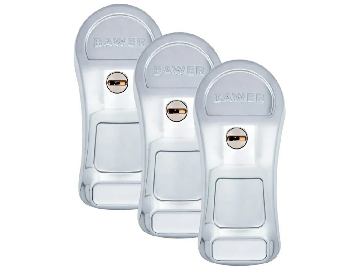 BAWER Armo 3-pack Lieferwagen-Schloss - Chrome