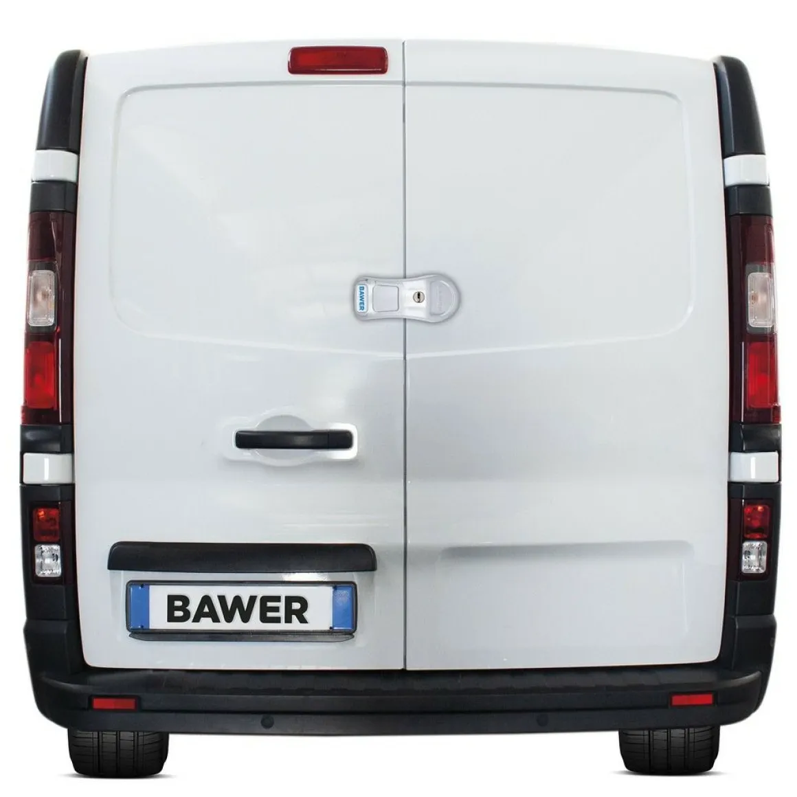 BAWER Armo 3-pack Lieferwagen-Schloss - Chrome