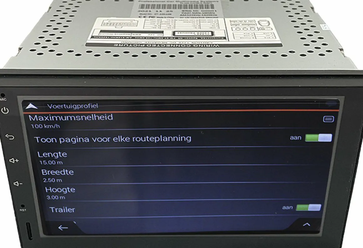 BergGPS 2-DIN Einbau-Radio Camper Navigation mit Carplay