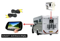 BergGPS doppelte Rückfahrkamera mit 7-Zoll-Farbdisplay
