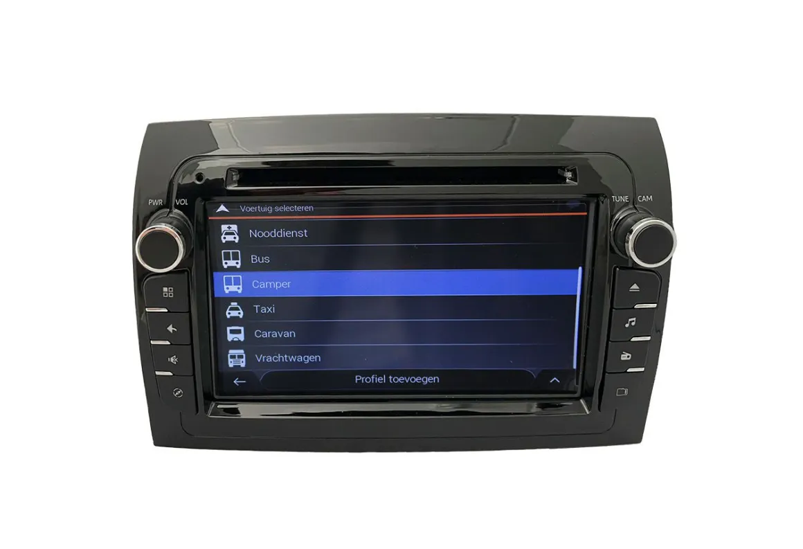 BergGPS Fiat Ducato DAB+ Radio Camper Navigation mit Carplay