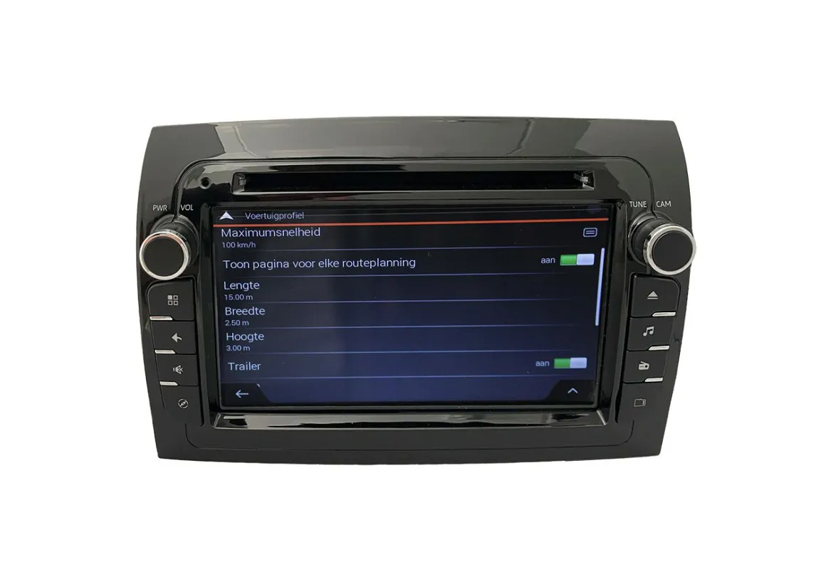 BergGPS Fiat Ducato DAB+ Radio Camper Navigation mit Carplay