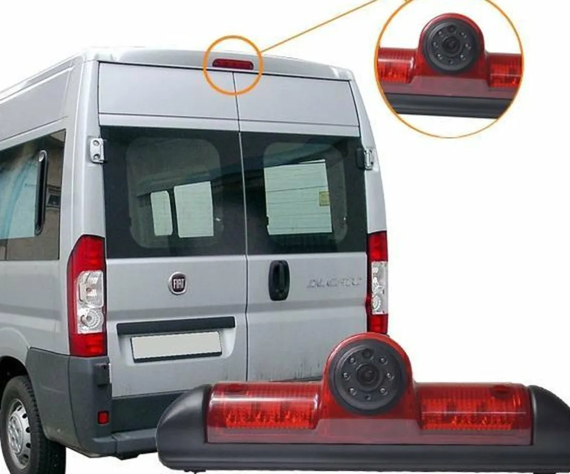 BergGPS Fiat Ducato Dritte Bremsleuchte Rückfahrkamera - Verkabel