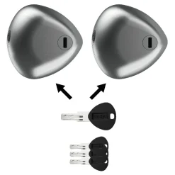 Blackstone Silver COMBO Set von 2 Van-Schlösser