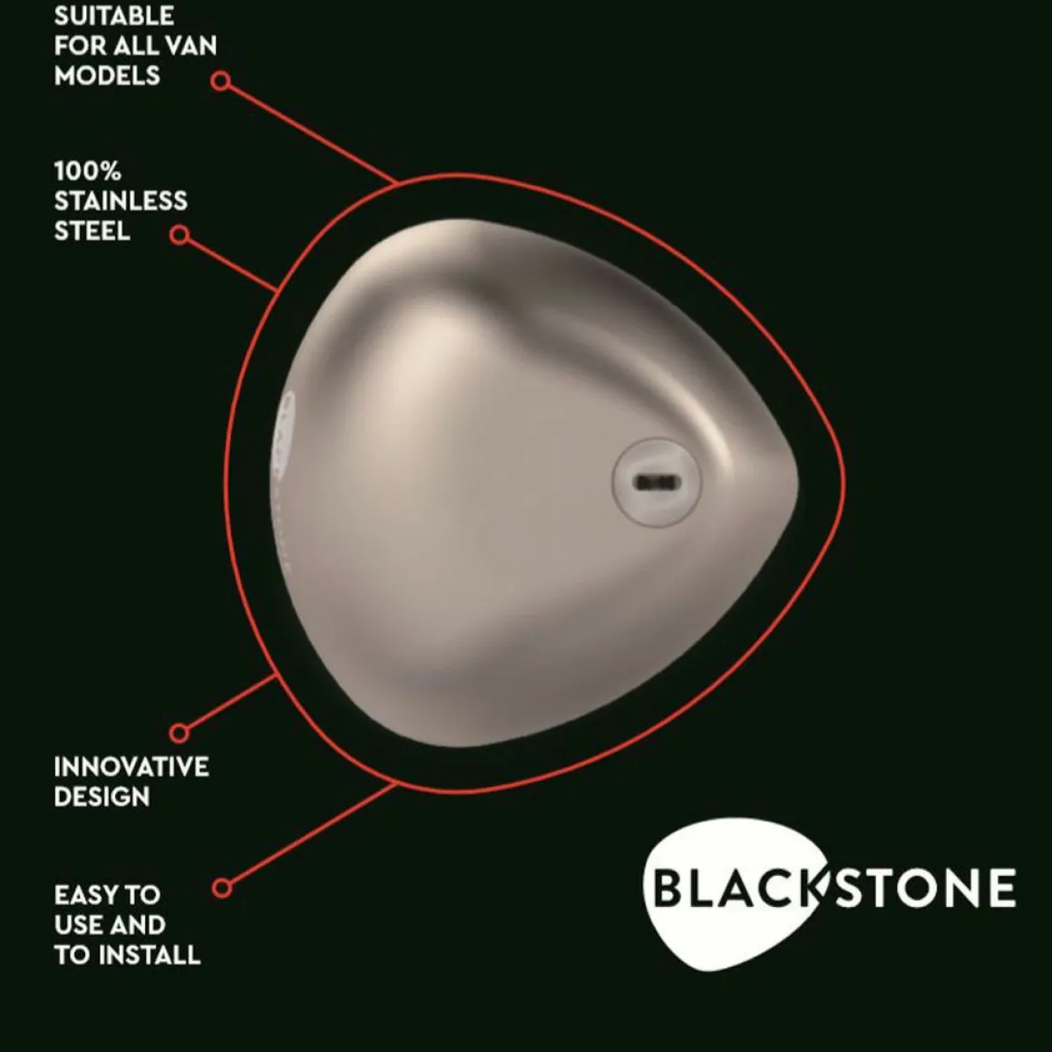 Blackstone Silver COMBO Set von 2 Van-Schlösser