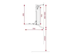 BR-Systems elektrischer Bike Lift Rail Fahrradträger - Rail