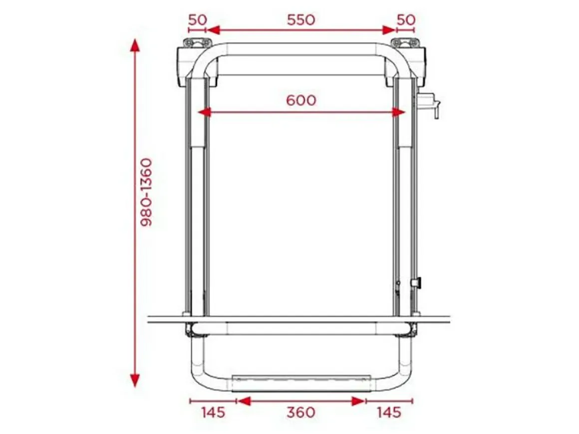 BR-Systems elektrischer Bike Lift Rail Fahrradträger - Rail