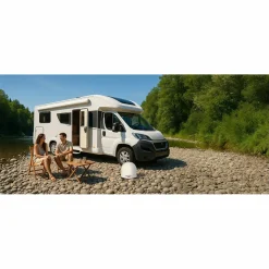 Camping First Satmex Dome vollautomatische Sat Antenne - Grey