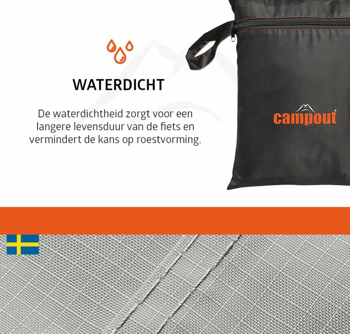 Campout XL Fahrradschutzhülle - 28,5 x 21 x 8,5 cm