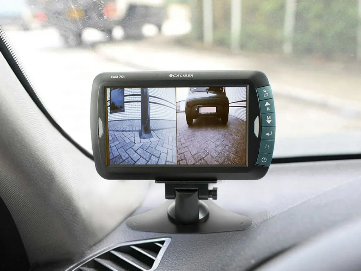 CAM701 Wireless-Kamera mit 7-Zoll-Monitor - Schwarz