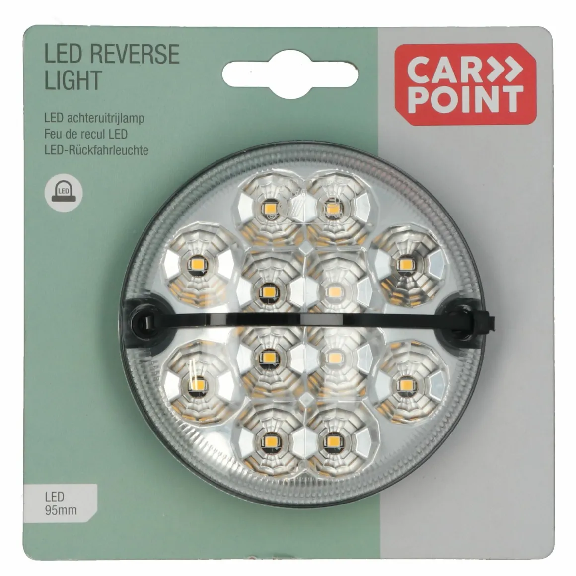 Carpoint 95 mm Rund LED Rückfahrleuchte