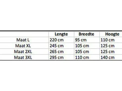 CUHOC Diamond Label 220 x 95 x 110 Lastenrad Abdeckung