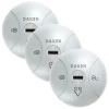 Daken Saturn GO 3-pack gleichschließend Türschlösser - Grey
