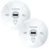 Daken Saturn GO 2-Pack Van-Schloss - White