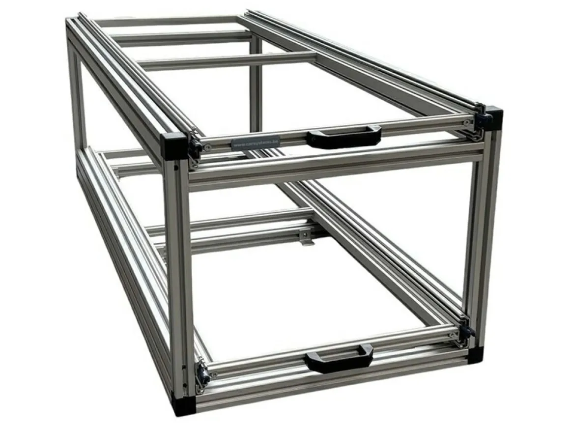 Doppel Aluminium Heckauszug - 90 × 40 cm