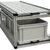 Doppel-Heckauszug 120×40 cm – 3 offene Boxen und Riffelblech