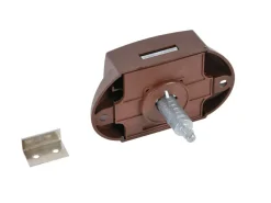 Doppelseitiges Schrank- Toilettentürschloss - Brown