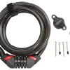 DoubleLock Coil Cable Combo Kabelschloss - 185 cm
