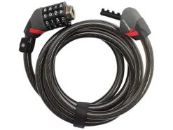 DoubleLock Coil Cable Combo Kabelschloss - 185 cm