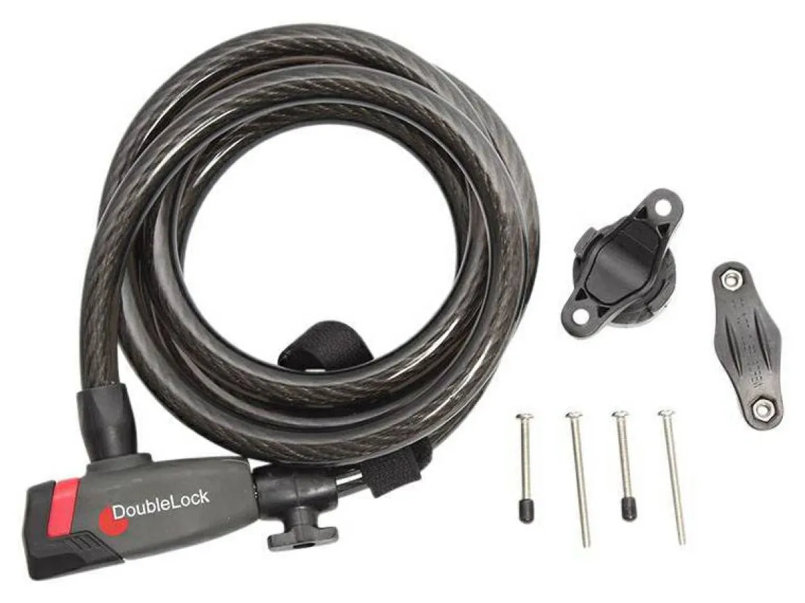 DoubleLock Coil Cable Key Kabelschloss